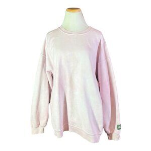 Daily Drills Size ? Oversized Pink Tie Dye Sweatshirt